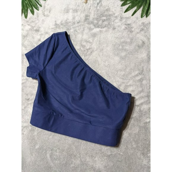 🍑VICTORIA SPORTS Athleisure Gym Running Women Crop Top One shoulder XSMALL(0-2) - Picture 3 of 10